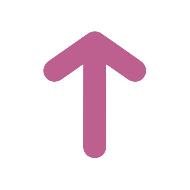 Ok simgesi. Kara navigasyonu için işaretçi yönünü.