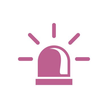 Polis tek simge. Alarm güç düğmesi. Polis seslenmek düğme.