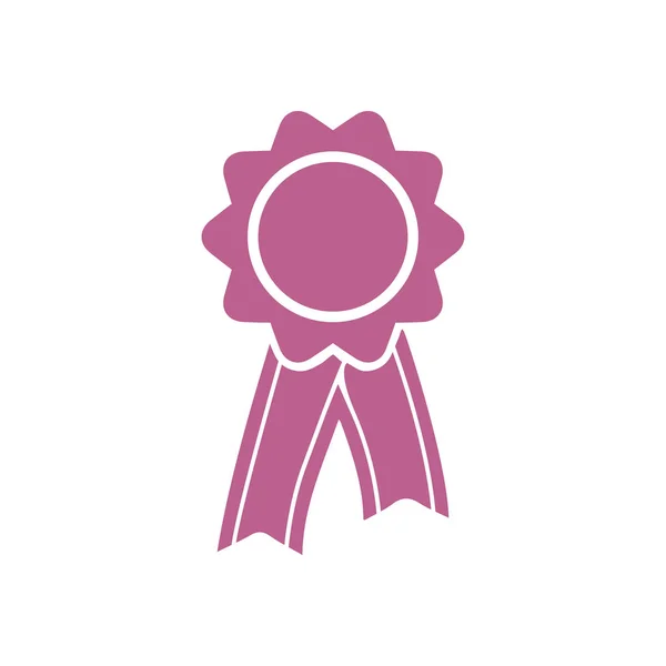 Placka Ikonou Stuhy Cena Růžice Simbol Pásu Karet — Stockový vektor