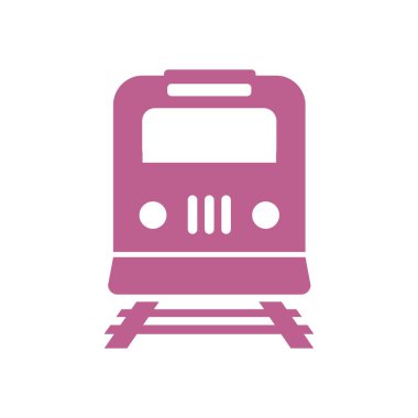 Tren simgesi. Metro sembolü. Tren istasyonu işareti.
