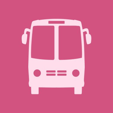 Otobüs simgesi. Lokomotif sembolü. Uluslararası Turizm trafik. Rahat Araçlar.