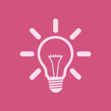 ışık lamba simgesi. 