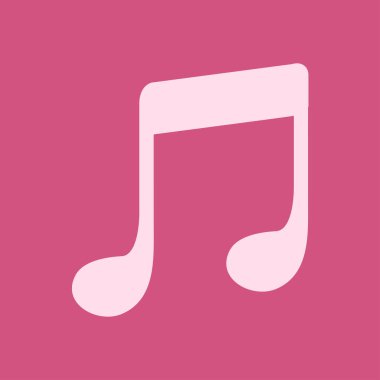 Müzik işareti simgesi.