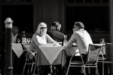 İçerik, 24 Eylül 2016: Strazburg, Fransa. Yaz gün