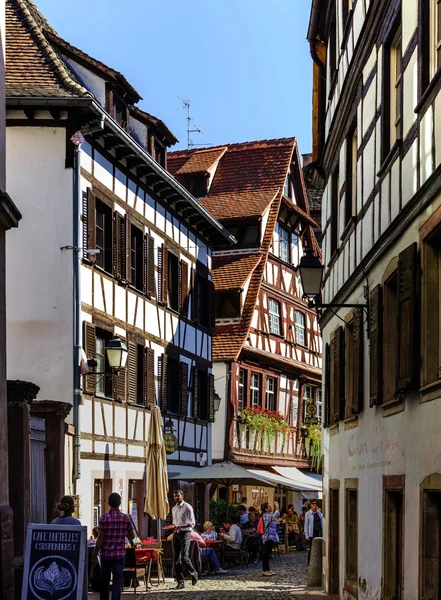 Редакційна, 24 вересня 2016: Страсбург, Франція. Літній день в — стокове фото