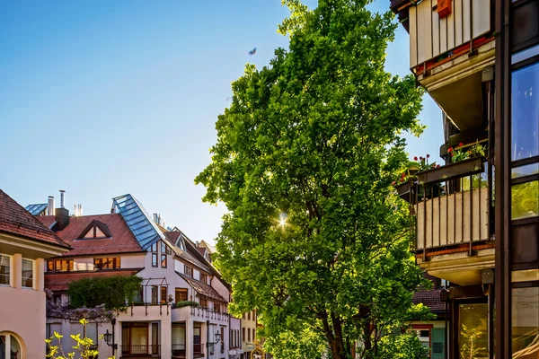 Calm and tranquility in small german city — Stock Photo, Image