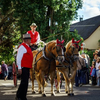 İçerik, 02 Ekim 2016: Barr, Fransa: karnaval ve geçit töreni 