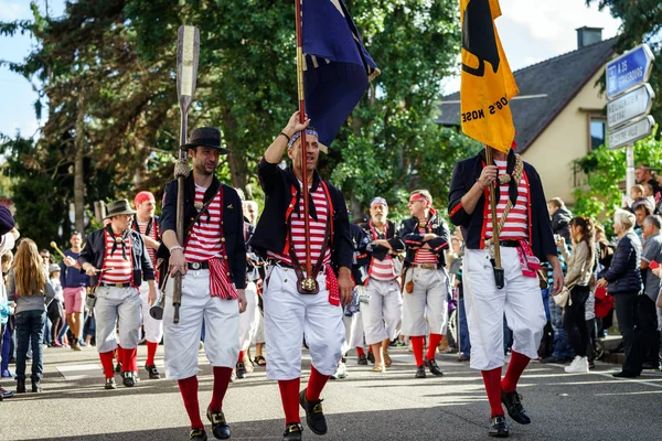 Editorial, 02nd October 2016: Barr, France: Carnival and parade — Stock Photo, Image