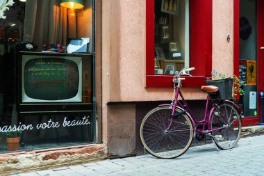 İçerik, 15 Ekim 2016: Strazburg, Fransa. Sonbahar günü t