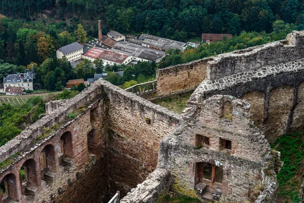 Majestic medieval castle  Saint-Ulrich on the top of the hill — Stock Photo, Image