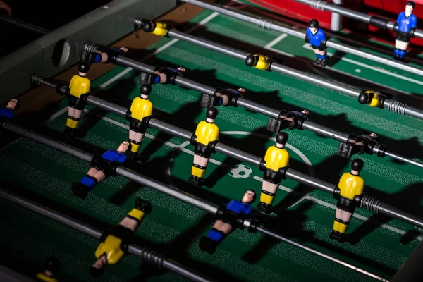 Football table game popular in french bars — Stock Photo, Image
