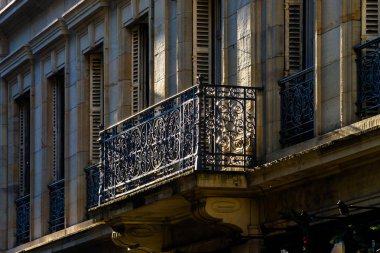 Strazburg metal sanat Izgara'yla klasik balkon