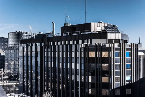 Estrasburgo calle vista infrarroja, paisaje urbano — Foto de Stock