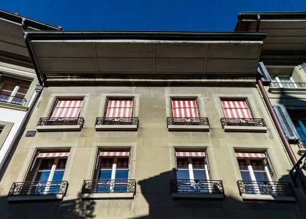 Classic city architecture of Switzerland street view — Stock Photo, Image