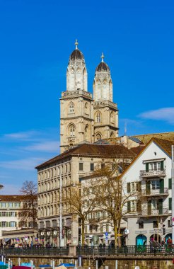 Redaksiyon: 19 Şubat 2017: Zürih, İsviçre. Güneşli gün.