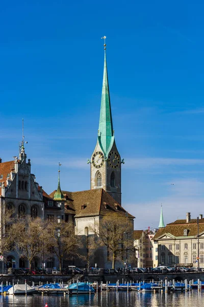 Architektonische Details, Altstadt von Zürich — Stockfoto