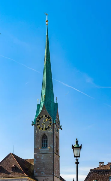 Dettagli architettonici, centro storico di Zurigo — Foto Stock