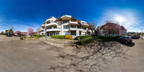 360 degrés vue panoramique de l'endroit calme avec appartement moderne ho — Photo