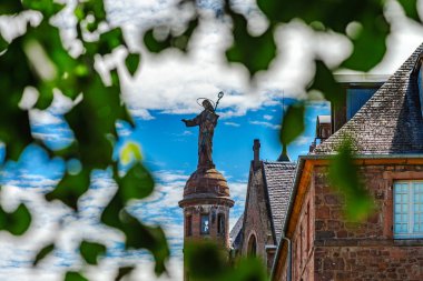 Alsace, Fransa manastırda Mont Sainte Odile mimarisi