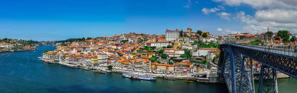 Editorial: 6th June 2017: Porto, Portugal. Aerial panoramic view — Stock Photo, Image