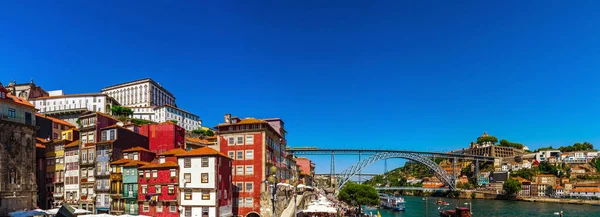 Editorial: 6 de junho de 2017: Porto, Portugal. Vista panorâmica aérea — Fotografia de Stock