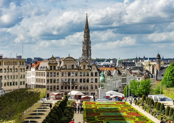 Editorial: 16 de abril de 2017: Bruselas, Bélgica. Arquitectura antigua — Foto de Stock