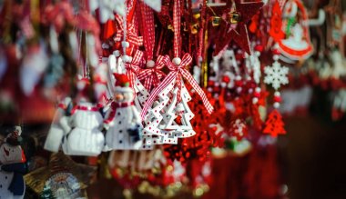 Geleneksel Noel Pazar ile el yapımı Hatıra Eşyası, Strazburg