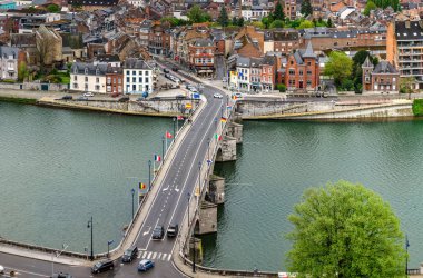 Redaksiyon: 17 Nisan 2017: Namur, Belçika. Yüksek çözünürlüklü pano