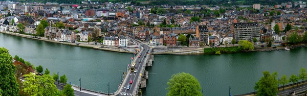 광고 문안: 17 4 월 2017: Namur, 벨기에. 높은 해상도 파노 — 스톡 사진