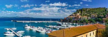 Redaksiyon: 8 Ekim 2017: Porto Ercole, İtalya. Manzara denizler