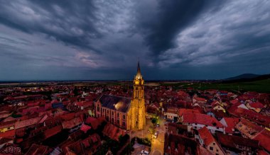 Dambach köyünün hava aracı panoramik görüntüsü vurgulandı