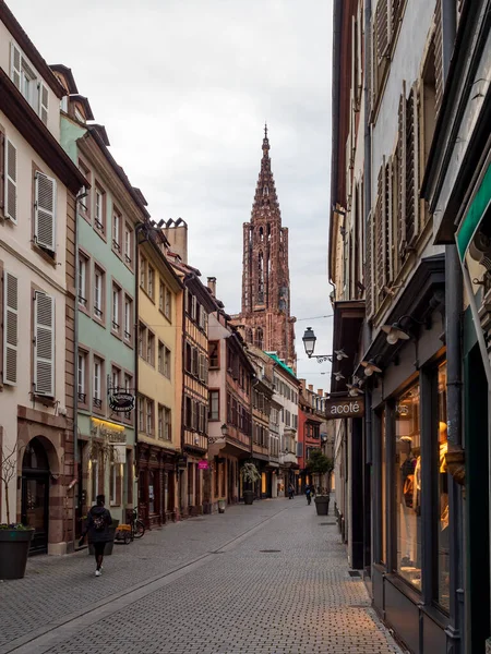 Hoofdartikel Maart 2020 Straatsburg Frankrijk Lege Stad Straatsburg Quarantaine Tijd — Stockfoto