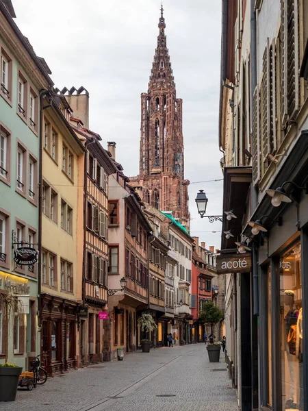 Hoofdartikel Maart 2020 Straatsburg Frankrijk Lege Stad Straatsburg Quarantaine Tijd — Stockfoto