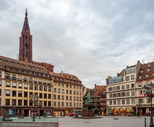 Hoofdartikel Maart 2020 Straatsburg Frankrijk Lege Stad Straatsburg Quarantaine Tijd — Stockfoto