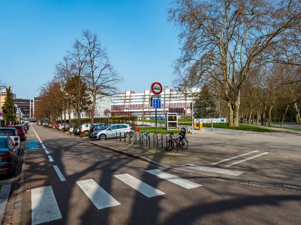 Strasbourg France Mars 2020 Ville Vide Strasbourg Temps Quarantaine Une — Photo