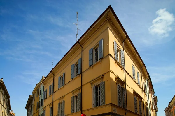 Paisaje Urbano Italiano Brillante Colorido Calles Soleadas Casas Coloridas Cálido — Foto de Stock