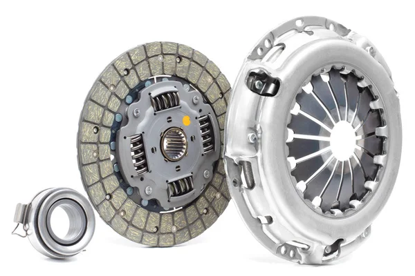 Disc and clutch basket with release bearing — Stock Photo, Image