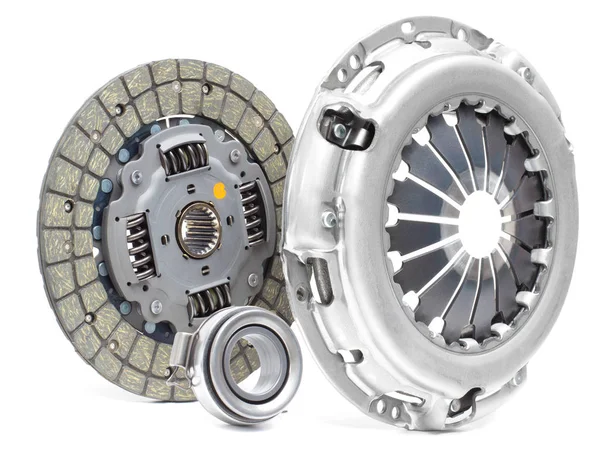 Disc and clutch basket with release bearing — Stock Photo, Image