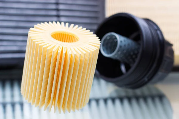 Oil filter car engine — Stock Photo, Image