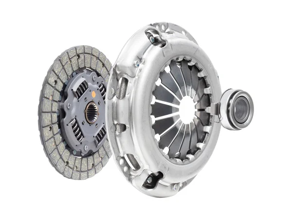 Disc and clutch basket with release bearing — Stock Photo, Image