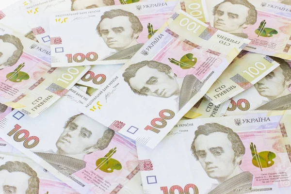 Nowe banknoty Ukraińska Hrywna — Zdjęcie stockowe