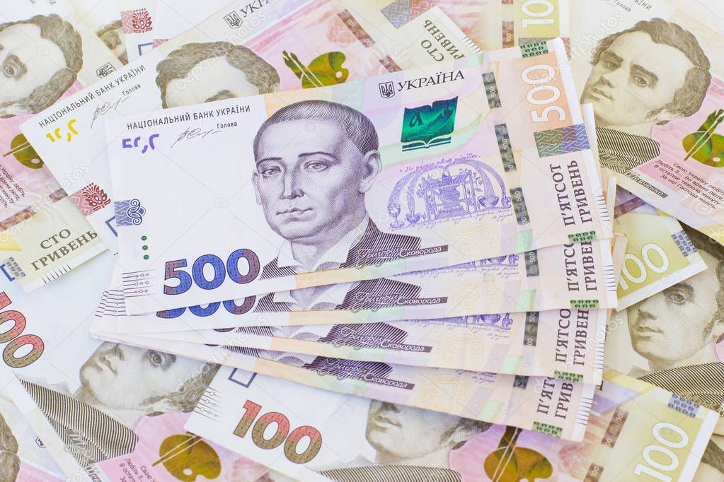 new Banknotes Ukrainian hryvnia