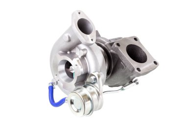 yeni Turbo araba motoru göl kenarında hafif bir arka plan üzerinde