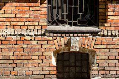 eski bir ev tuğla duvar