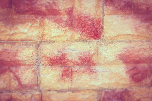 Brick Texture Designer Blurred Blurry Defocused Brickwall Effect Grunge Horizontal — Stock Photo, Image