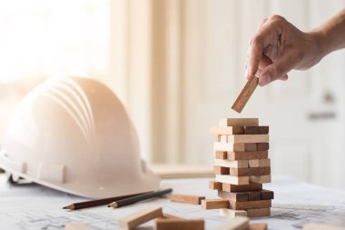 Planlama, risk ve strateji iş, iş adamı ve enginee