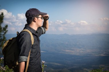 genç adam traveler