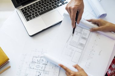 Masada blueprint - Clo ile tartışırken mimar mühendis