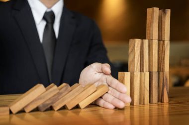 İş kavramı planlama, risk ve servet stratejisinde