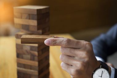 İş kavramı planlama, risk ve servet stratejisinde